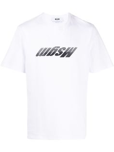 MSGM футболка с логотипом
