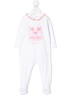 Kenzo Kids комбинезон с принтом Tiger