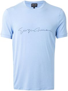Giorgio Armani футболка с принтом