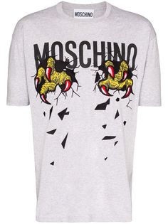Moschino футболка Creatures с логотипом