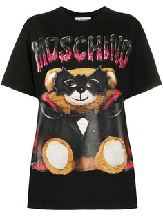 Moschino футболка с принтом Bat Teddy Bear