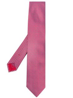 Brioni галстук с геометричным принтом