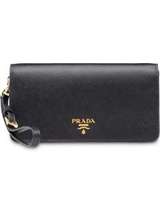 Prada мини-сумка из сафьяновой кожи