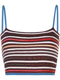 M Missoni укороченный топ в полоску