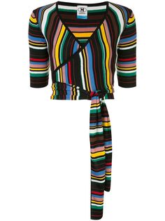 M Missoni трикотажный топ с запахом