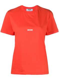 MSGM logo print cotton T-shirt