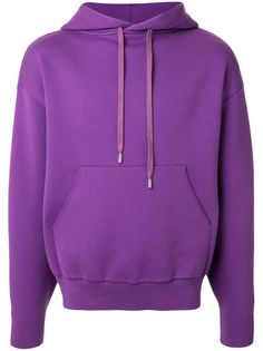 Caban fine knit drawstring hoodie