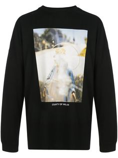 Marcelo Burlon County Of Milan футболка Holy с длинными рукавами