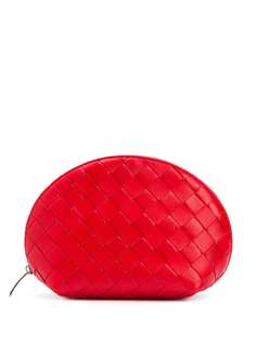 Bottega Veneta intrecciato weave make-up bag