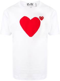 Comme Des Garçons Play футболка с принтом