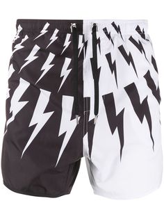 Neil Barrett lightning bolt swimming trunks
