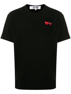 Comme Des Garçons Play футболка с аппликацией