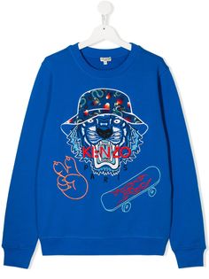 Kenzo Kids толстовка с логотипом