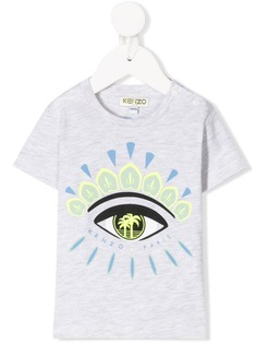Kenzo Kids футболка с принтом Eye и логотипом