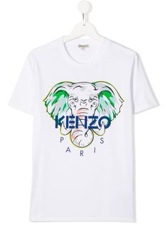 Kenzo Kids футболка Elephant с логотипом