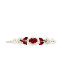 Simone Rocha crystal flower hair clip