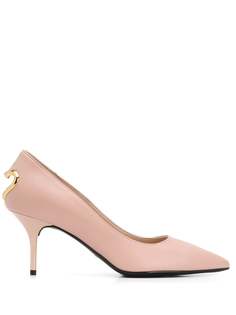 Love Moschino heart detail pointed pumps