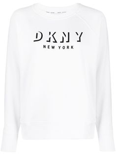 DKNY logo print relaxed-fit sweatshirt