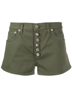 Dondup button fly cotton blend shorts