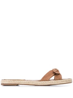 Tabitha Simmons Heli tie knot flat mules