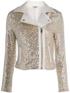 LIU JO embroidered zipped jacket