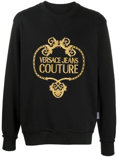 Versace Jeans Couture embroidered logo sweatshirt