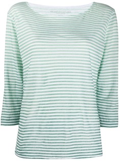 Majestic Filatures striped linen T-shirt
