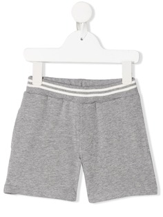 Moncler Kids striped waistband shorts