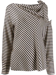 Dorothee Schumacher драпированный топ Striped Sensation