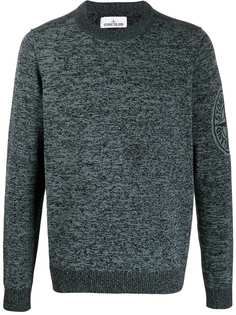 Stone Island marl knit sweatshirt