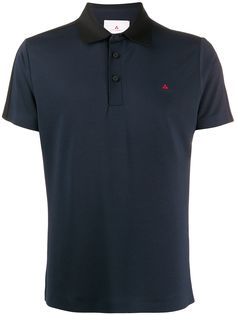 Peuterey contrasting-collar logo polo shirt