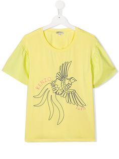 Kenzo Kids TEEN Johanna embroidered T-shirt