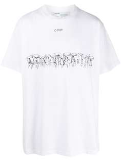 Off-White FUTURA ATOMS S/S OVER TEE WHITE MULTICOL