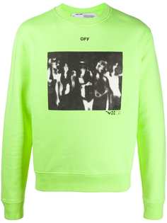 Off-White spray paint effect sweatshirt