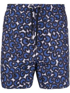Neil Barrett geometric-print swimming shorts