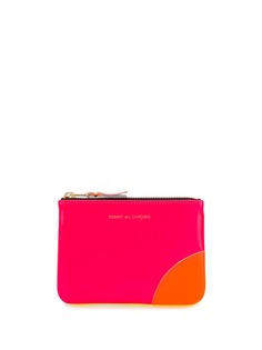 Comme Des Garçons Wallet colour-block zipped wallet