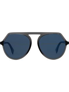 Fendi Eyewear солнцезащитные очки-авиаторы FFreedom