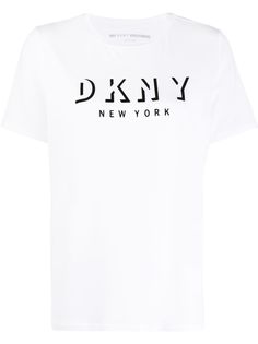 DKNY футболка свободного кроя с логотипом