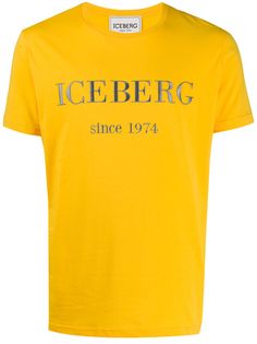 Iceberg футболка с вышитым логотипом