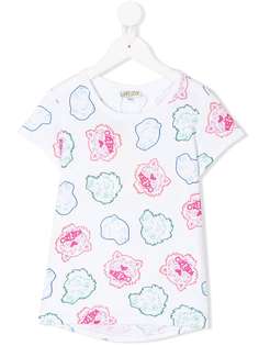 Kenzo Kids футболка с круглым вырезом и принтом