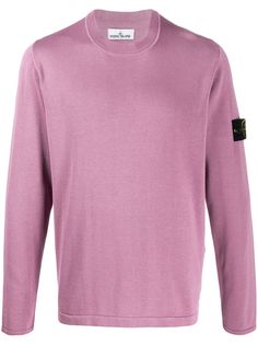 Stone Island compass badge logo pullover