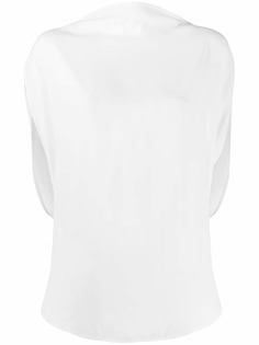 Mm6 Maison Margiela square neck blouse