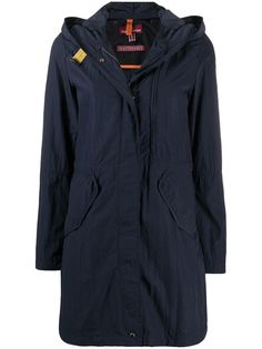 Parajumpers zipped drawstring parka coat