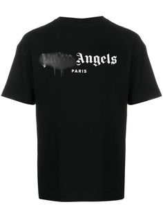 Palm Angels spray paint-logo boxy T-shirt