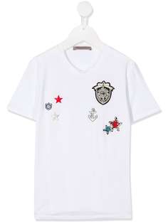 Ermanno Scervino Junior embroidered icon T-shirt