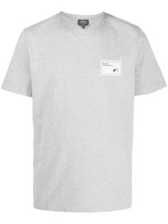 A.P.C. logo patch short-sleeve T-shirt