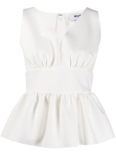 MSGM топ с баской