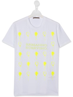 Ermanno Scervino Junior TEEN neon print T-shirt