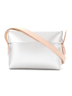 Gloria Coelho plastic bag with leather straps