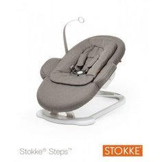 Шезлонг для новорожденного Stokke Steps Bouncer, серый